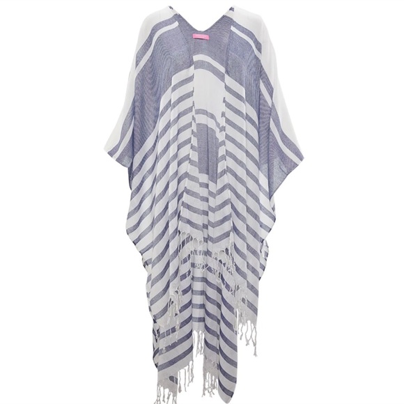 NWT Isaac Mizrahi Kimono, Swim Cover up, Sarong, Caftan, wrap.  FabFitFun - Picture 1 of 3